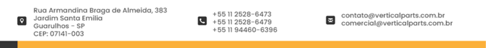 VerticalParts — Rua Armandina Braga de Almeida, 383 · Jardim Santa Emilia · Guarulhos/SP · CEP 07141-003